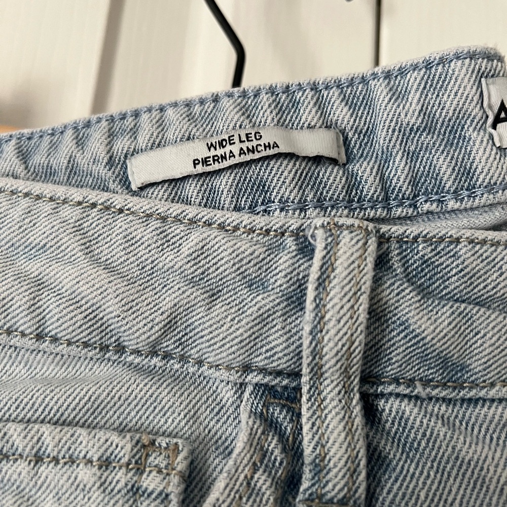 Ava & Viv High-waist Light Blue Wide Leg Jeans - Picture 2 of 3